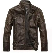 Новое поступление брендовые мотоциклетные кожаные куртки jaqueta de couro masculina, мужские кожаные куртки, мужские пальто