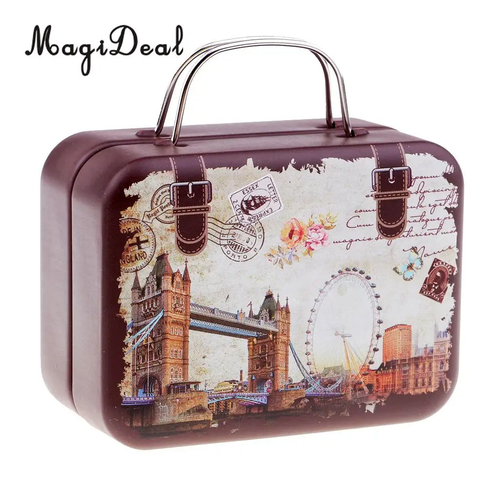MagiDeal Play 'Innocent' Luggage Suitcase Wind-up Miniature Music Box for Girls Christmas Gift