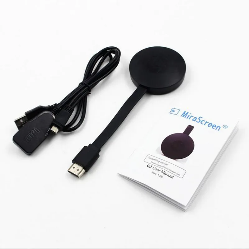 HDMI media player wireless display receiver dongle Mirascreen G2 Adapter Mini PC Android TV stick vs Chrome Cast Chromecast 2 tv