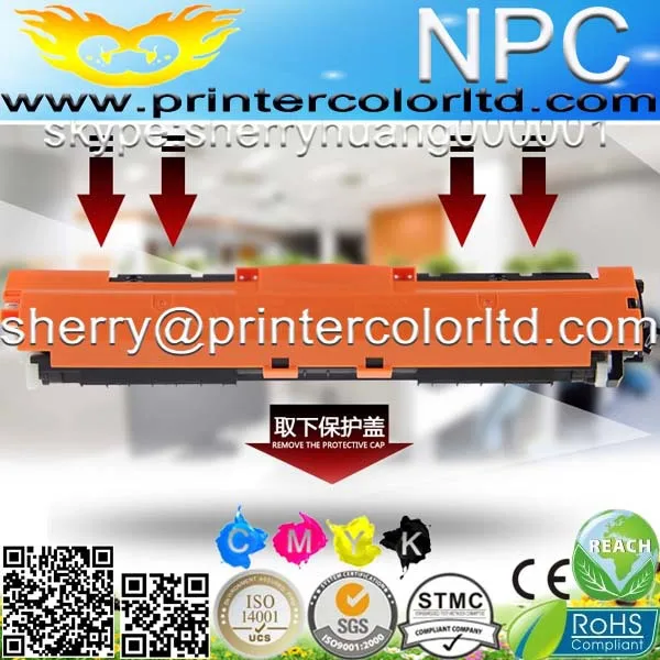 Compatible CE310A CE311A CE312A CE313A, Color Toner