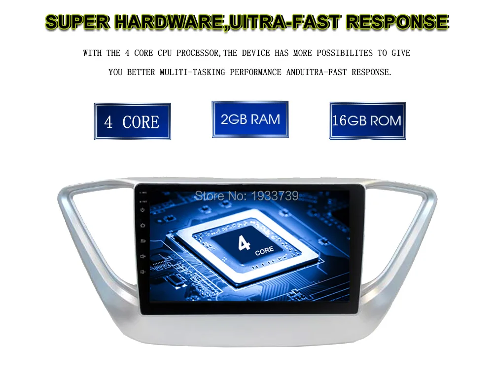 Perfect Funrover 9" 2 din Car DVD multimedia gps radio tape recoder Player For Hyundai solaris verna accent 2017-18 Navigation WIFI  rds 4