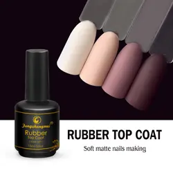 Fengshangmei 15 мл матовый, резиновый Top Coat Гель-лак печать Ультрафиолетовый Неон Art Design матовый гель исчезает Популярные Гель-лак матовый