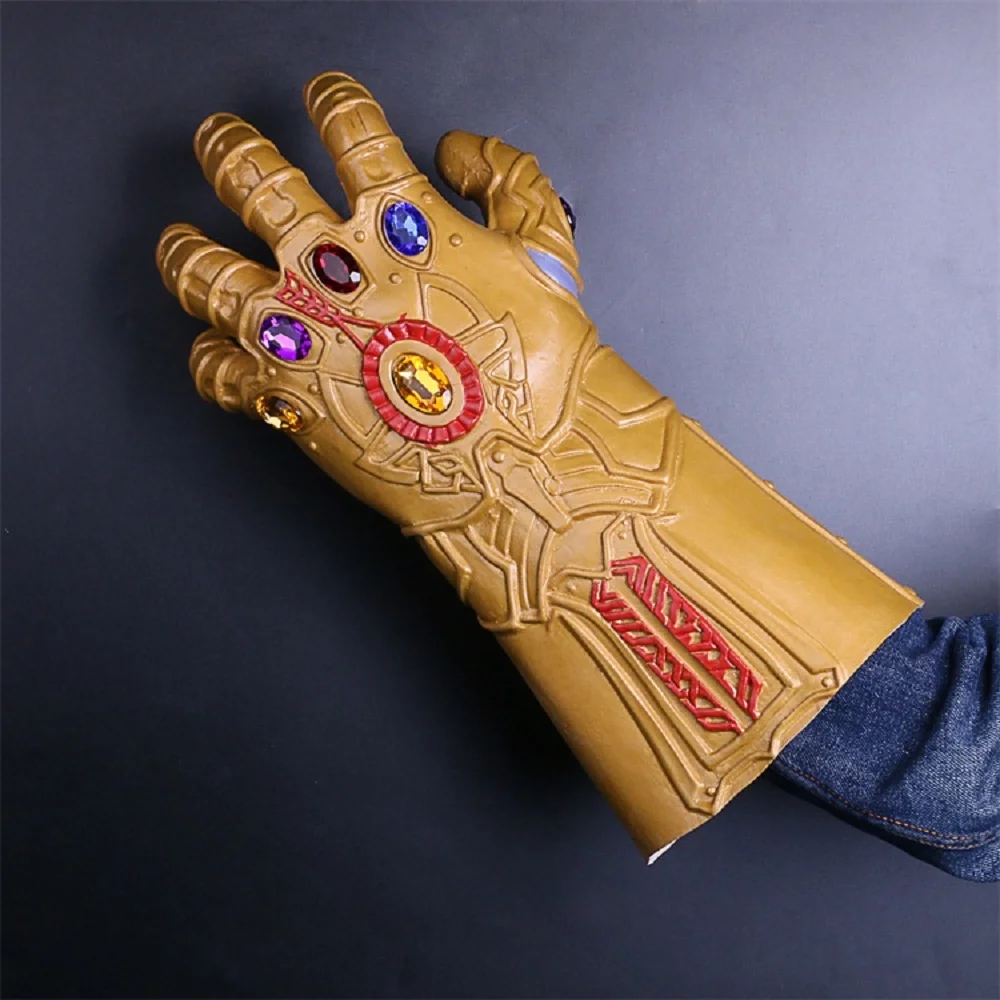 The Avengers Thanos Infinity Gauntlet Cosplay Gloves Prop Halloween Hard Latex Avengers Infinity War Mask (7)