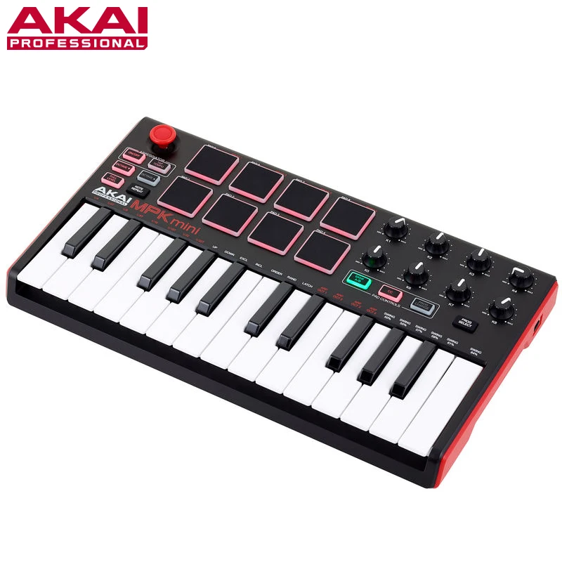 AKAI MPK MINI MK2 25 клавиш MIDI контроллер Управление клавиатурой|controller keyboard|controller