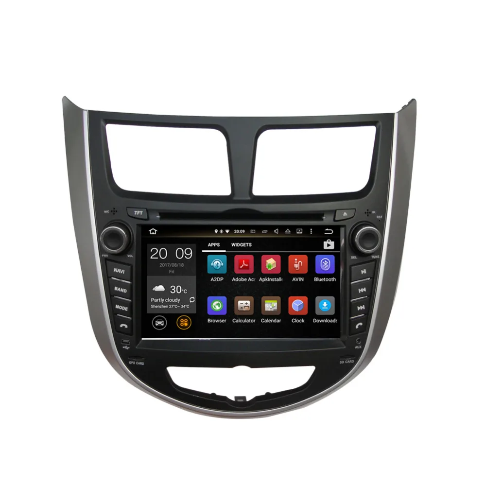 Android 8 0 Восьмиядерный 4 Гб ОЗУ автомобильное радио стерео DVD плеер для Hyundai