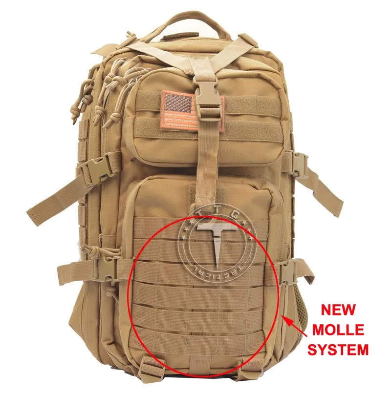 TTGTACTICAL Новое поступление 34L MOLLE тактический рюкзак высокое качество MOLLE военный рюкзак 3P атака рюкзак для пешего туризма кемпинга