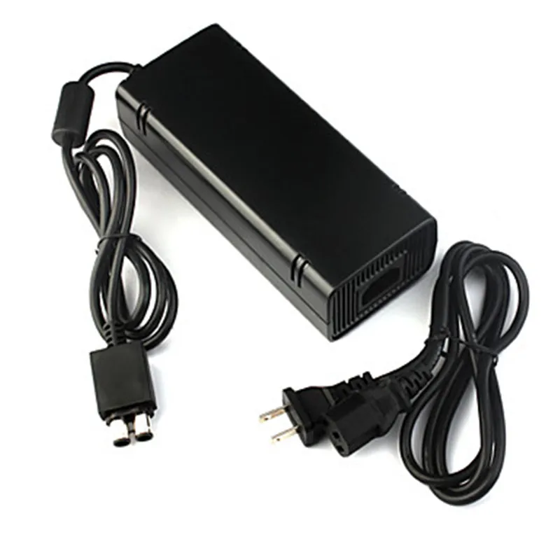 

Power Supply Cord AC Adapter Home Power Brick Replacement Charger for Xbox 360 Slim 360s with Cable Auto Voltage 100-240V black
