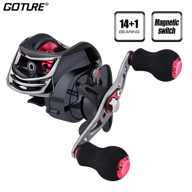 Best Price New Bait Casting Reel 14+1BB Magnetic Drag System Left/Right Hand Baitcasting Reel Ratio 6.3:1 CNC Machined Spool Fishing Reel Best Price New Bait Casting Reel 14+1BB Magnetic Drag System Left/Right Hand Baitcasting Reel Ratio 6.3:1 CNC Machined Spool Fishing Reel