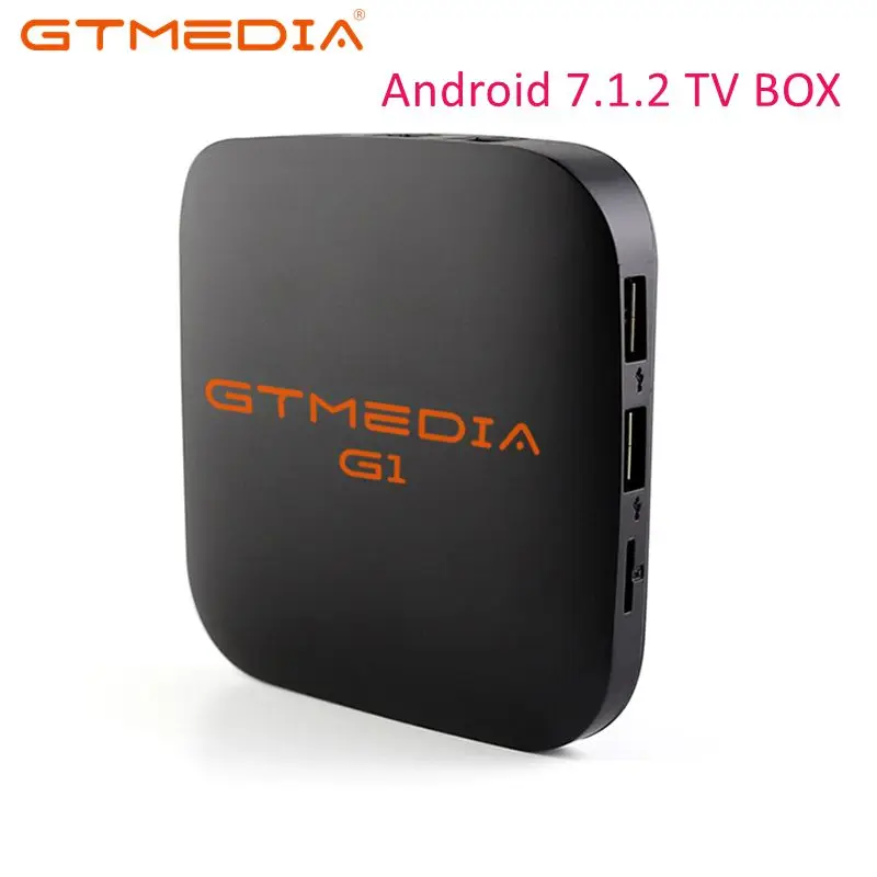 

New Arrival Original Factory GTMEDIA G1 S905W Android 7.1 TV Box Media Player Set Top Box 4Kx2K HD 2.4G Wifi Smart Sat TV Box