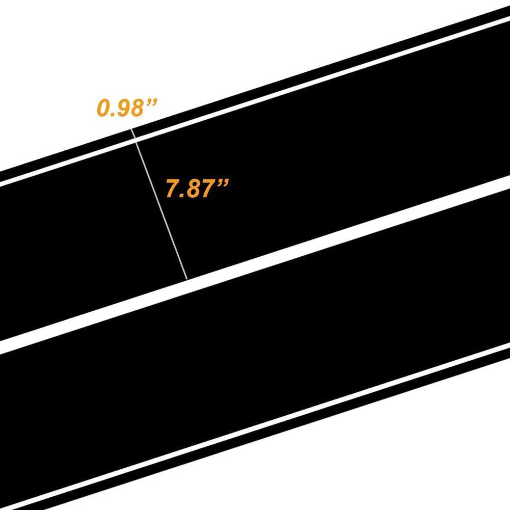 1 компл. Универсальный Гонки Стиль двойной ралли полосы Графика виниловые наклейки автомобилей всего тела Стикеры для Mustang GT Стиль черный j3