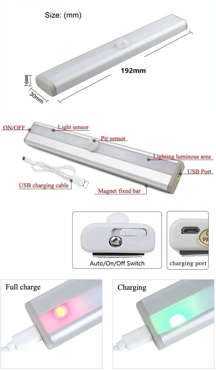 USB Type- 192mm