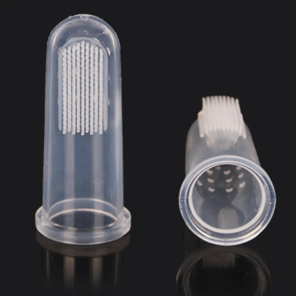 Soft Pet Finger Toothbrush Silica gel Glove Brush for Dogs Cats Clean Teeth Teddy Dog Brush Bad Breath Teeth Tool Pet Supplies (9)