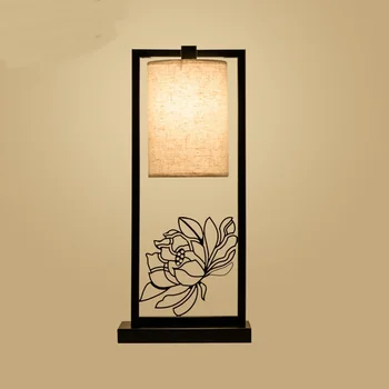 

Chinese classical table lamps decorative ceramic lamp bedroom bedside lamp iron dining room study hotel table lamp ZA81725
