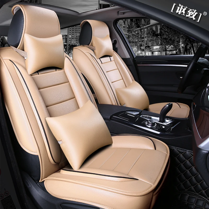 Чехол для автомобильного сиденья кожаный полный комплект TOYOTA Corolla RAV4|leather car seat