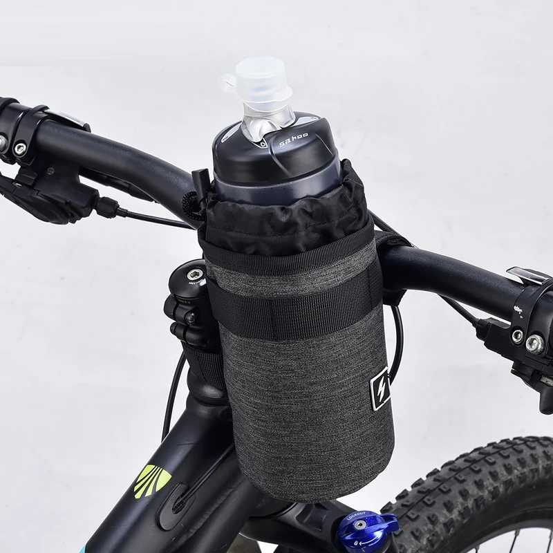 Clearance Sahoo 112009 Cycling Bike Bicycle Handlebar 750ml Insulated Water Bottle Bag Holder Kettle Cooler Pack Drink Hydration Carrier 5