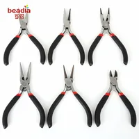 Wholesale Hight Quality 1pc/bag Length 11/12/13 cm Black Color Handle Pliers For DIY Jewelry Making Pliers Tool