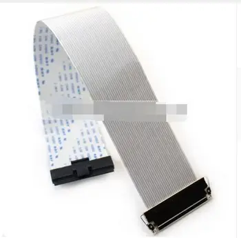 

Flexible Flat FFC Cable 30 Pin 1.0 Pitch Oppsite Direction W/ Connector & Clip for TTL LCD Monitor 25cm*3.1cm Free Shipping