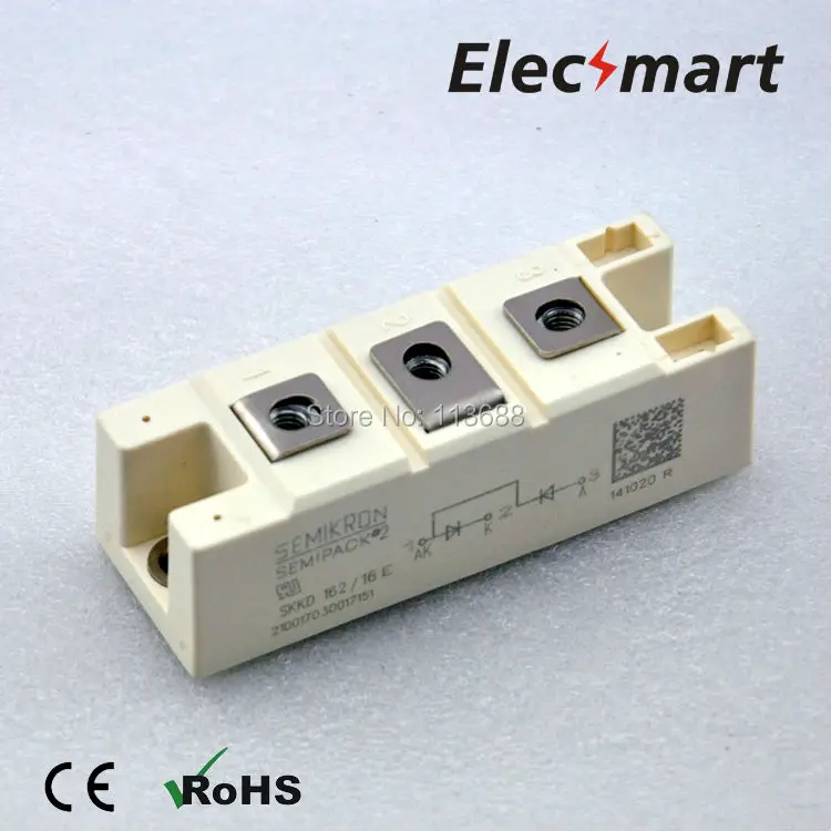 

Semikron Power Rectifier Diode Modules SKKD162/16