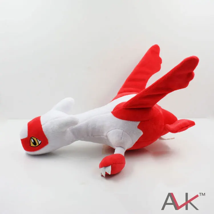 Плюшевые игрушки Красный Latias синий Latios Мягкая кукла аниме мультфильм игрушка около 30 см/12"