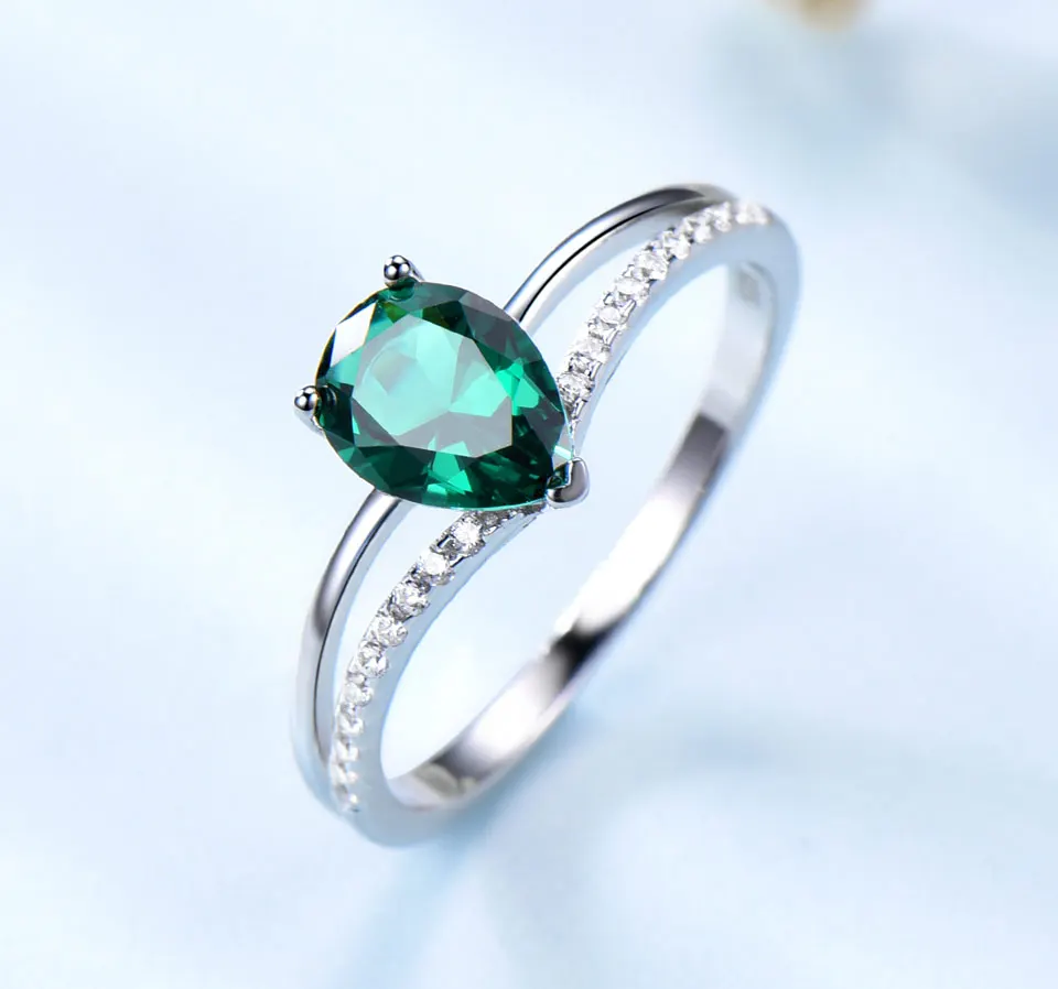 925 sterling silver emerald ring for women (3)