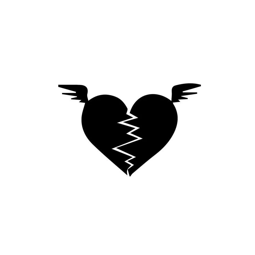 TRIBAL HEART MULTI COLORED DECAL VINYL GRAPHIC HOOD CAR TRUCK