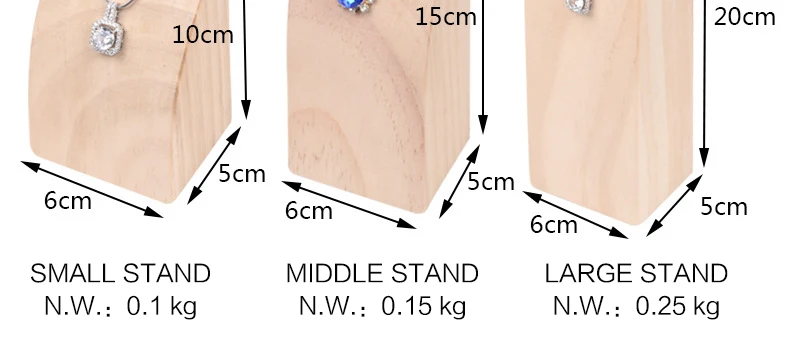 Деревянная Подвесная подставка в форме дуги, подставка для ювелирных украшений, органайзер для ожерелья, держатель для хранения подвесок для ювелирного магазина