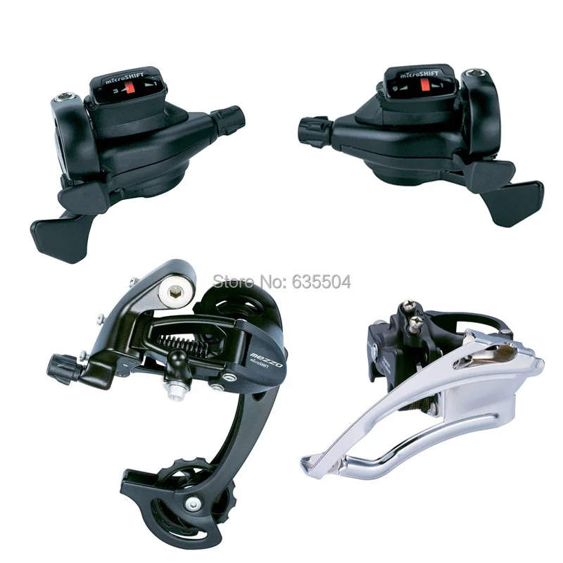 

microSHIFT Group TS70-9 (3X9S) Conjoined DIP Trip MTB Bike Set Bicycle Cycling Derailleur Groupset Compatible for Shimano