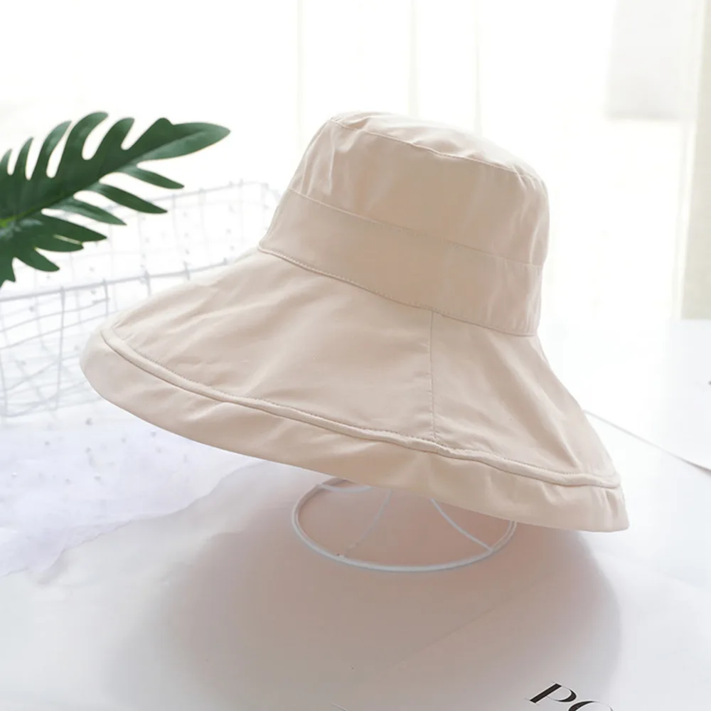 Летняя модная женская шляпа от солнца для девушек, складные Хлопковые женские широкие соломенные шляпы, уличные пляжные шляпы для отдыха, защита от солнца