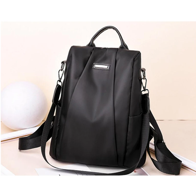 Fashion Laptop Backpack Nylon Charge Computer Backpack Anti-theft Waterproof Bag for Women Oxford cloth student bag Teenage