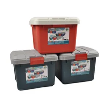 Тележка рыболовные снасти коробки ящик для хранения автомобиля первой помощи пустой ящик для продажи