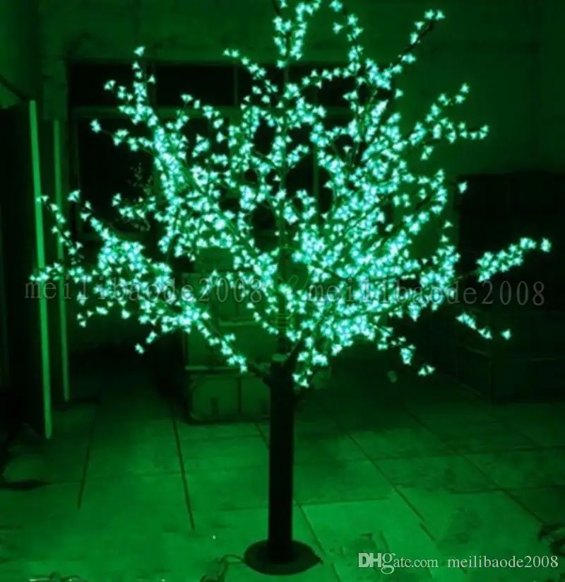 Ручной работы искусственный светодиодный Вишневый цветок дерево ночник Новогоднее рождественское свадебное украшение огни 80 см светодиодный свет дерева