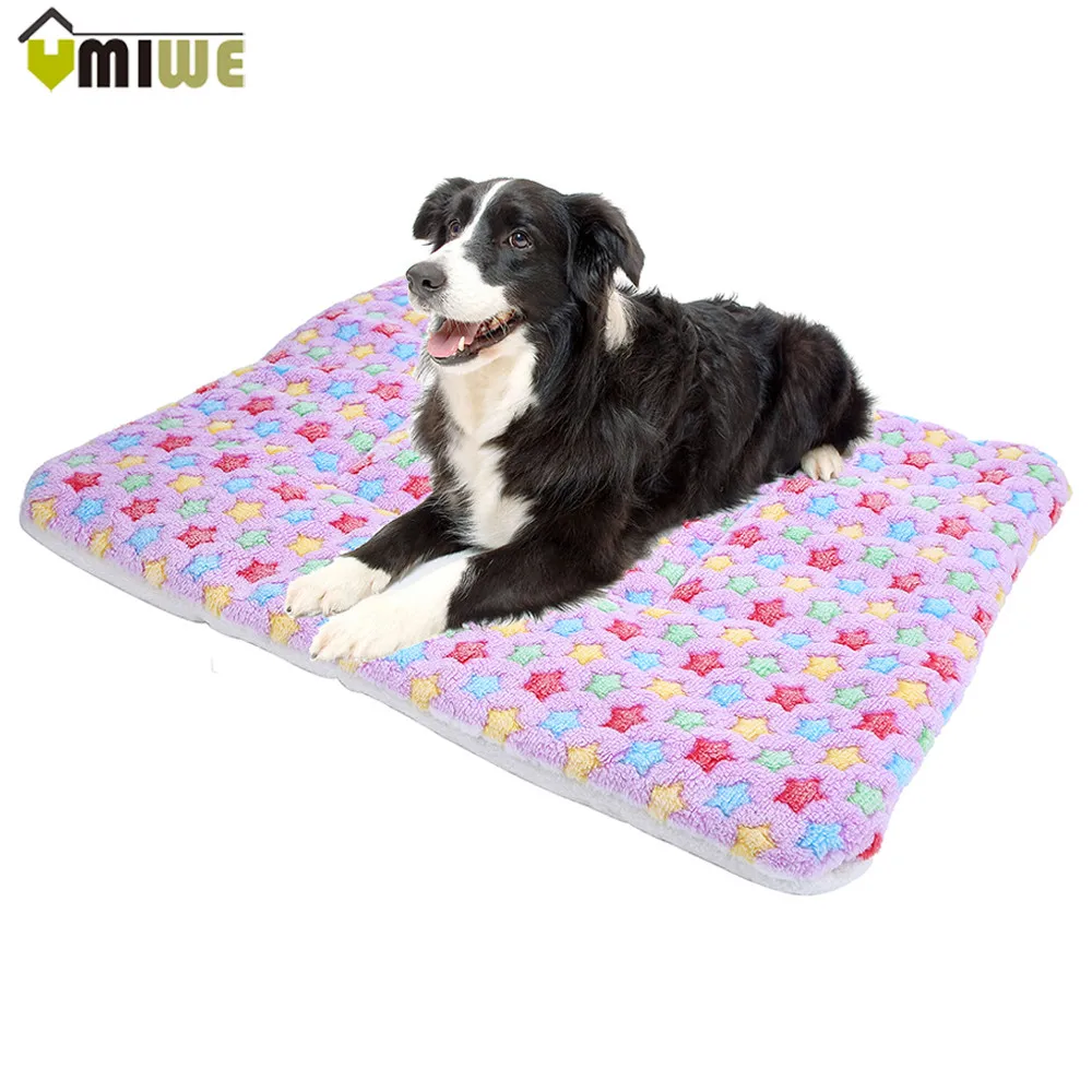 Pet Supplies Thick Warm Cushion Soft Fleece Pet Dog Sleep Mat Animal