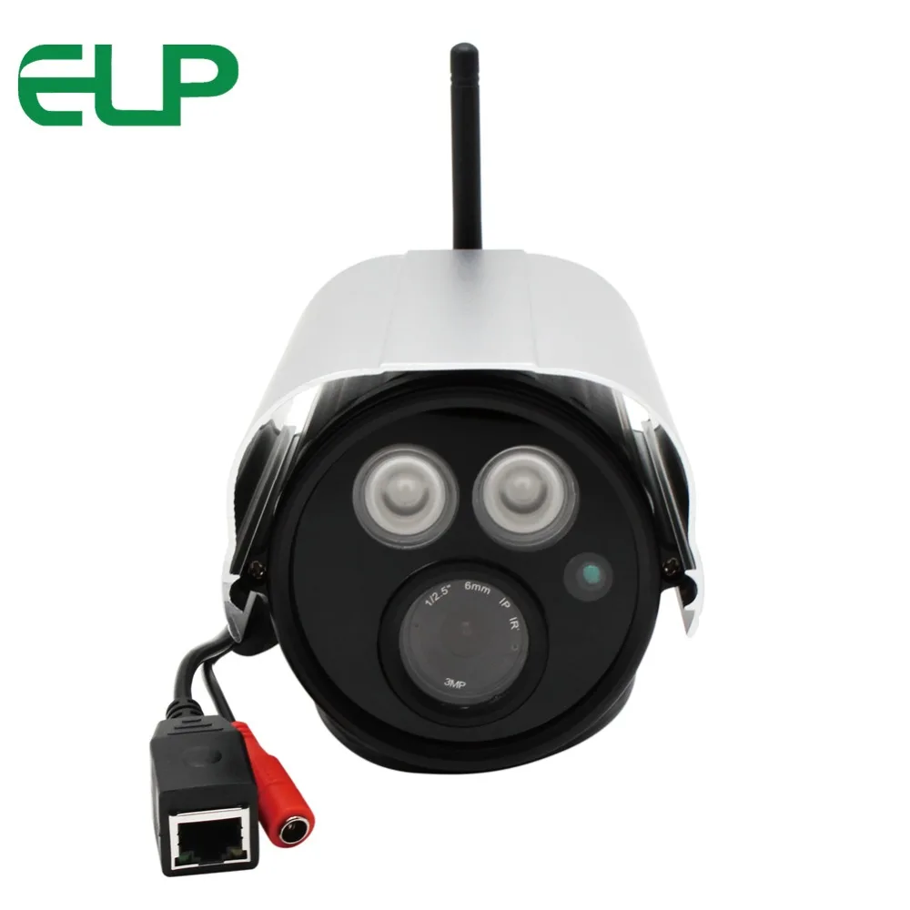 

ELP 2MP H.264 P2P Waterproof 1080P HD bullet IR 50M Day Night Vision Onvif Wireless IP Security Outdoor Camera Wifi