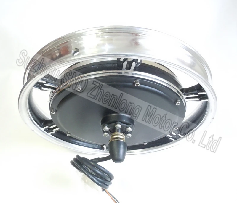 Discount 16inch 48v60v72v  1000W e-bike front hub motor with disk brake speed 42km/h  / fork size 100mm G-M047 1
