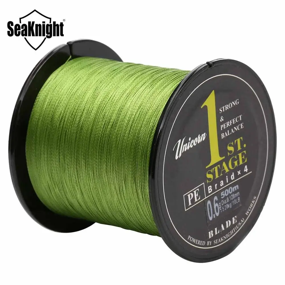 

SeaKnight Fishing Line Blade Braided Fishing Line 4 strands 500m Fishing Braid Wire Multifilament line Silver Carp Fishing