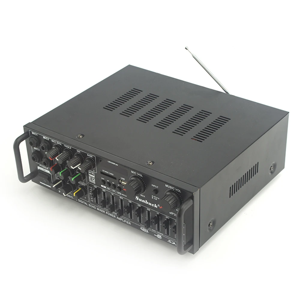 Amplifier Board Audio Bluetooth Amplificador USB Digital Power Amplifier Hi-Fi Stereo Audio Headphone Wireless Amp For Car 2000W