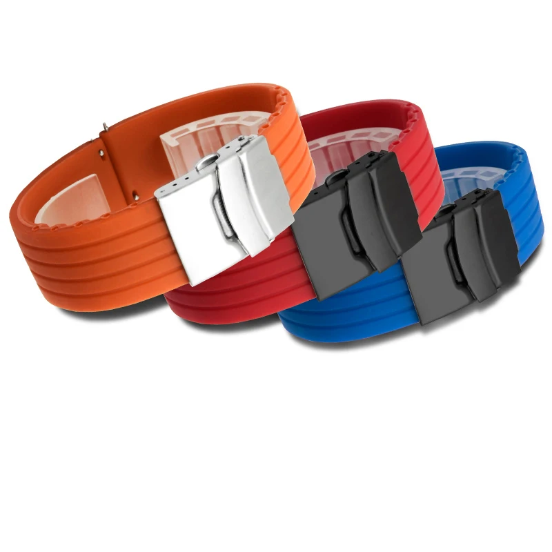 Сменный ремешок PEIYI для часов Ticwatch Цветной силиконовый 1/2/E/Pro 20 мм/22 мм|Ремешки