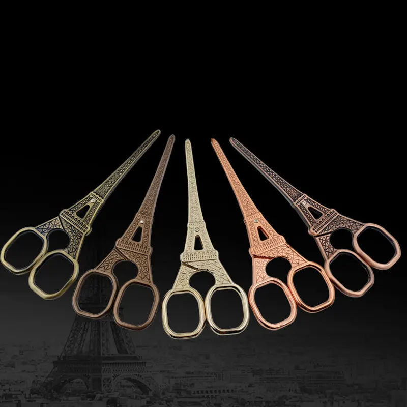 

Prajna Eiffel Tower Scissors Beautiful Sewing Scissors Craft Vintage Scissor Sewing Diy Tools Fabric Thread Cutter For Tailor