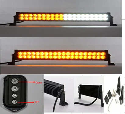 Amber White Led Strobe Light Bar