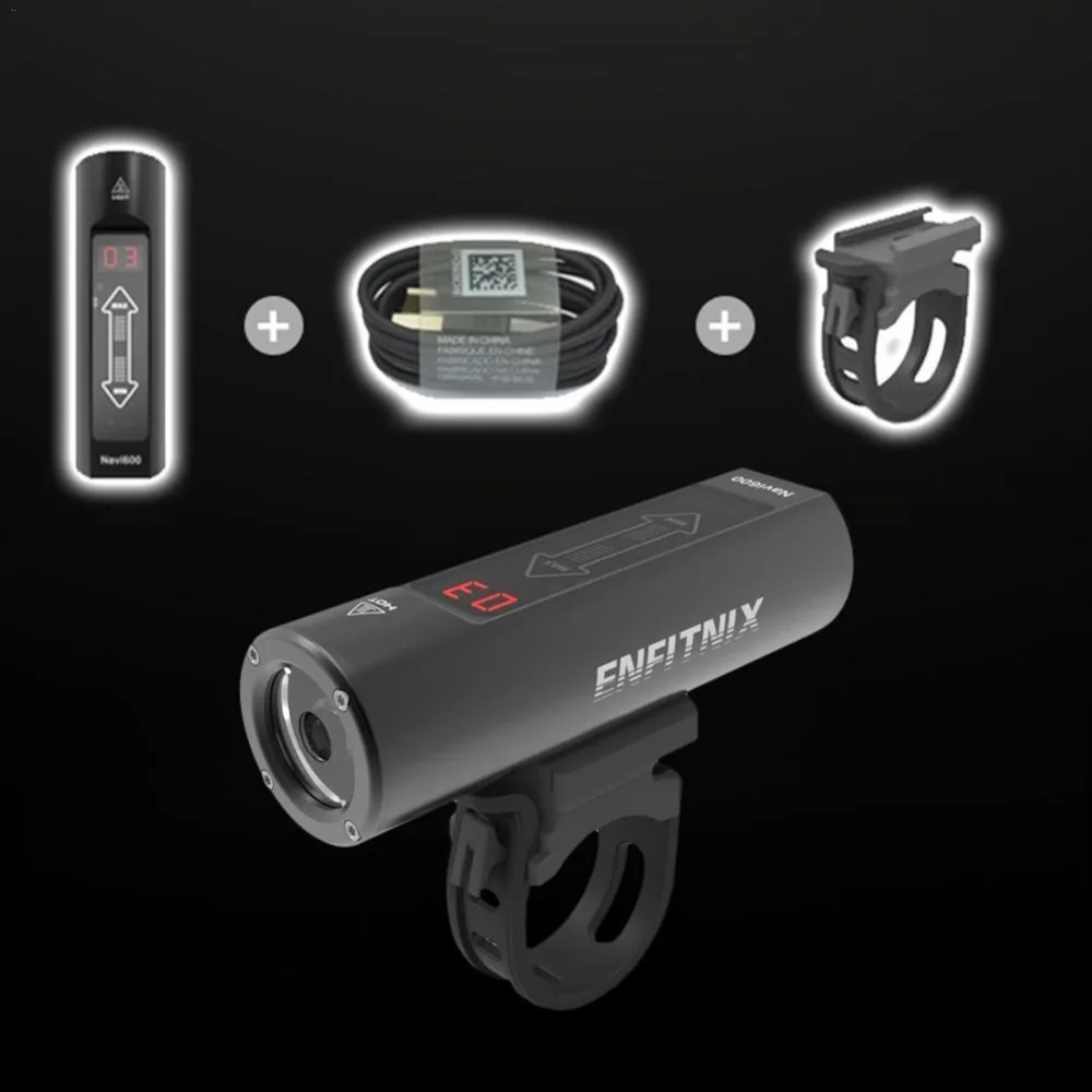 Top 2019 New Light Smart Headlights Enfitnix Navi600 USB Rechargeable Road Mountain Bike Smart Headlights for Bicycle Accessories 2 Top 2019 New Light Smart Headlights Enfitnix Navi600 USB Rechargeable Road Mountain Bike Smart Headlights for Bicycle Accessories 2