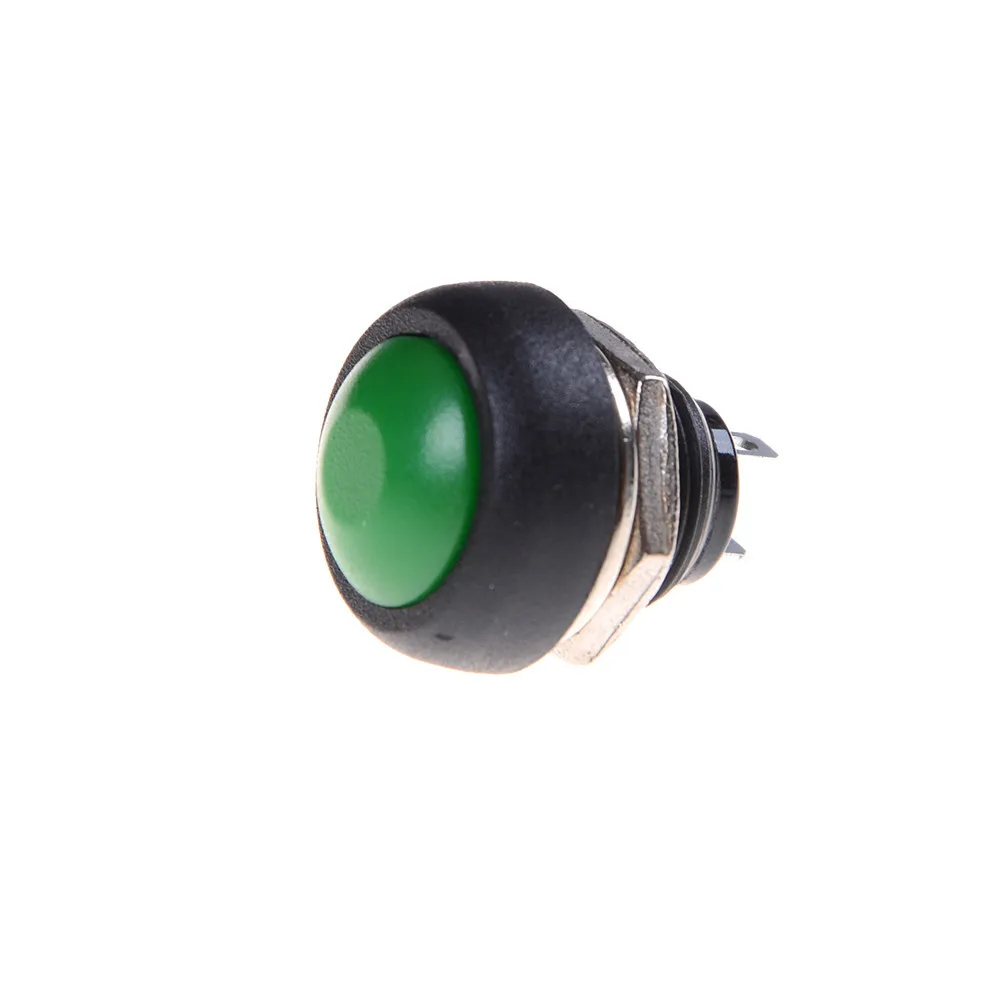 

Colourful PBS-33B 12mm Waterproof Momentary ON OFF Push Button Swithch Mini Round Switch 5 Colors
