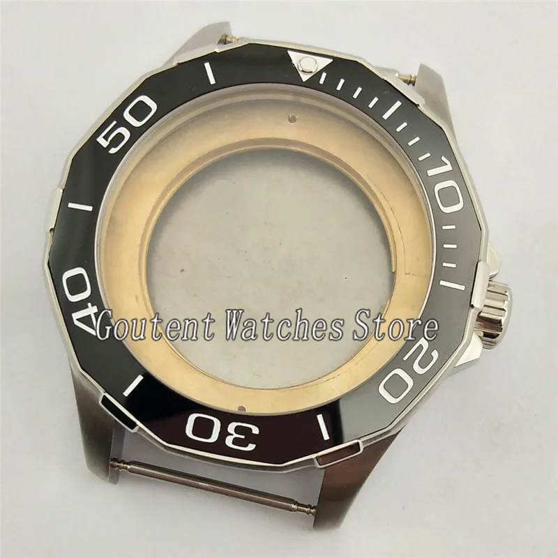 

45mm Ceramic Black Bezel Fit ETA 2836 Miyota 8205/8215/821A Mingzhu DG2813/3804 P764