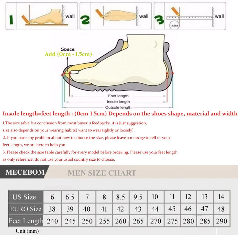 Cork Size Chart