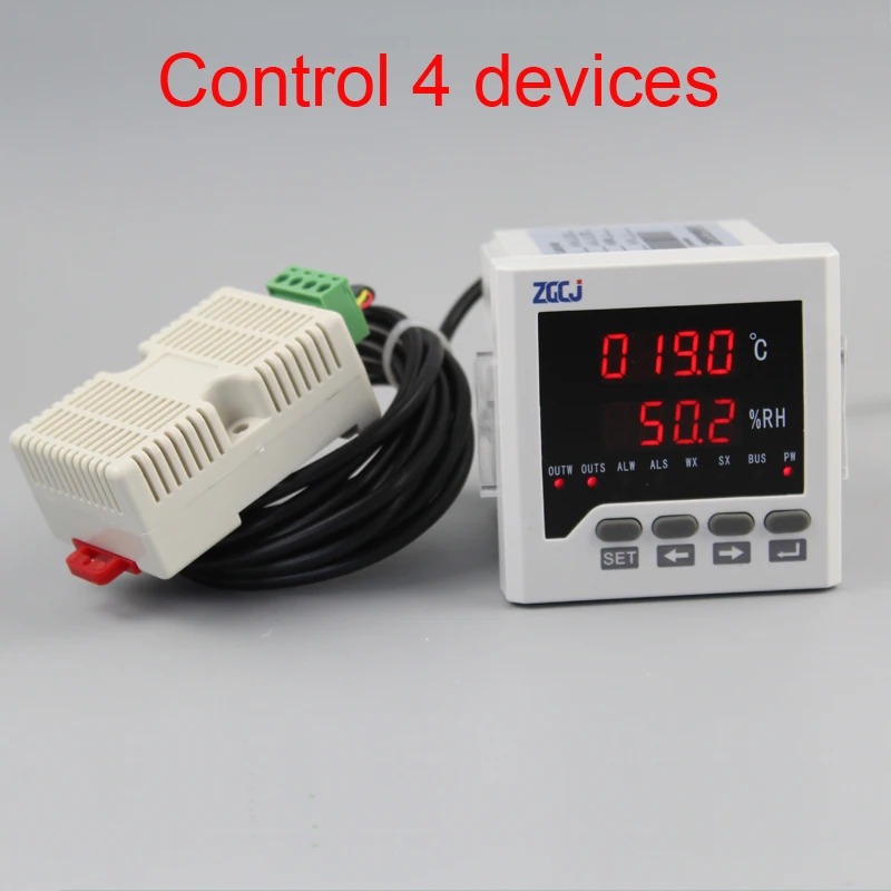 4 devices humiture controller , temperature alarm and humidity alarm ...