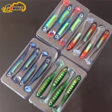 16pc/lot 5.4g 11.5cm Fishing Bait fishing tackle soft bait 4 colors available Soft Fishing bait