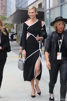 

2019 Dress Sexy Celebrity Backless Hollow Out Women Full Patchwork Slit Night Club Ruffles Body con Party Dresses Wholesale