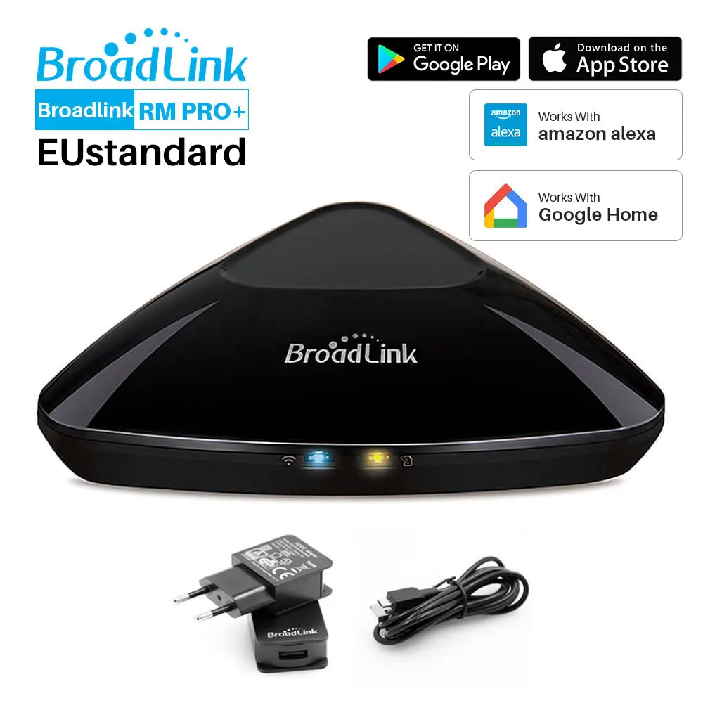 Broadlink TC2 ЕС светильник WiFi беспроводной смарт-коммутатор, Broadlink RM Mini 3, Broadlink RM Pro+, через приложение управления со смартфона - Комплект: RM Pro-EU Plug