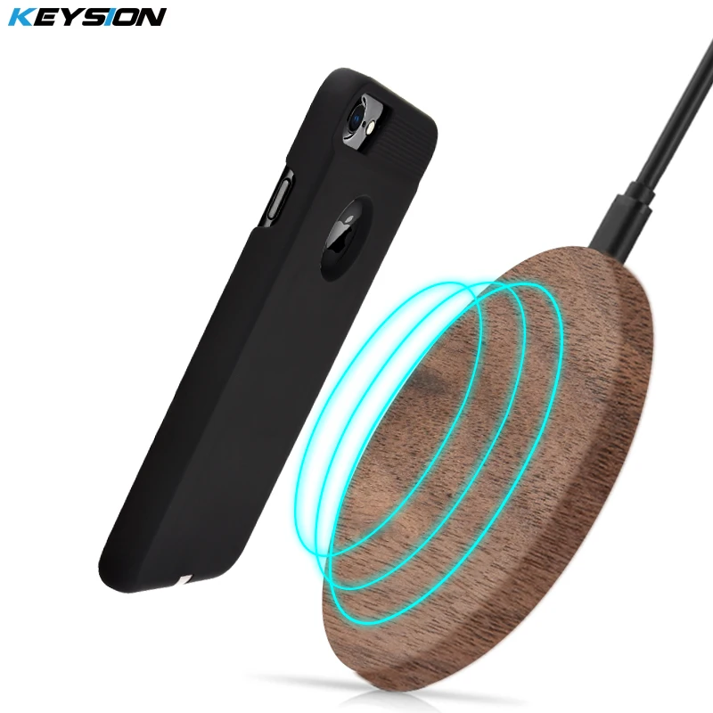 Чехол для беспроводного зарядного устройства KEYSION iPhone 7 Plus 6 6s качественный