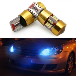 Авто светодио дный T10 Canbus 194 W5W 27 SMD 3014 светодио дный лампочки нет ошибок светодиодные фары для парковки T10 светодио дный автомобиля сбоку