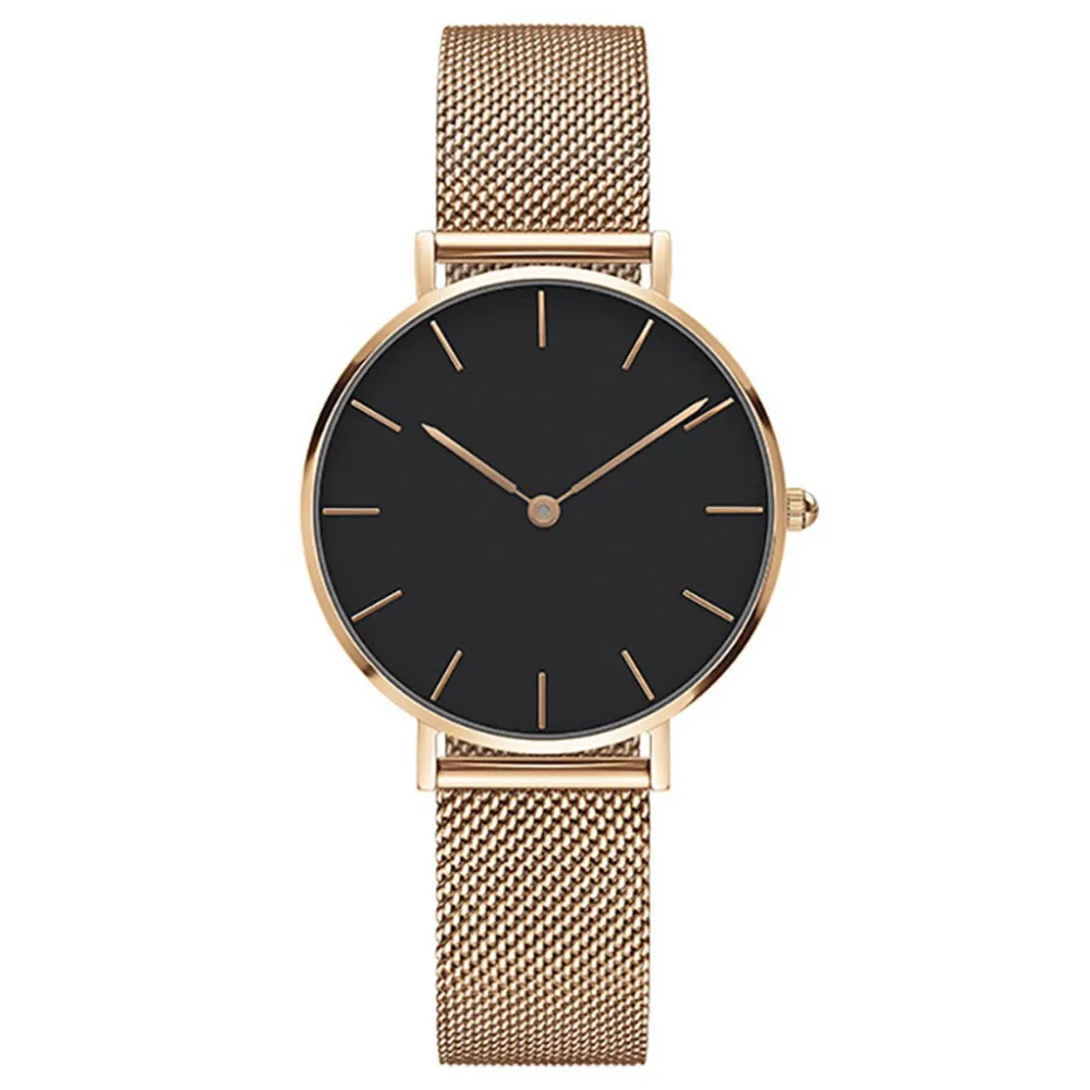Relojes Mujer, люксовый бренд, женские часы, минималистичный стиль, твердый циферблат, унисекс, часы, часы, подарок, сетка, стальная полоса, кварцевые часы# W